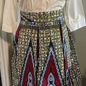 African Print Maxi Skirt